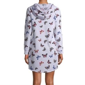 No Boundaries Junior Butterfly Long- Sleeve Hoodie/dress